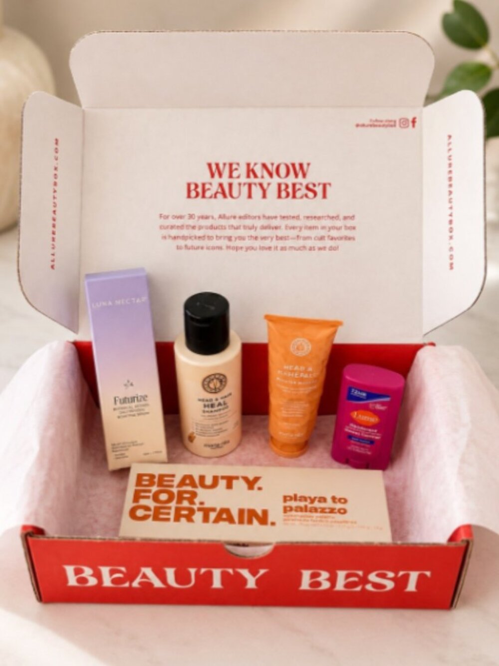 Allure Beauty Box Bundle – Luna Nectar, Maria Nila, Lume & Beauty Bakerie